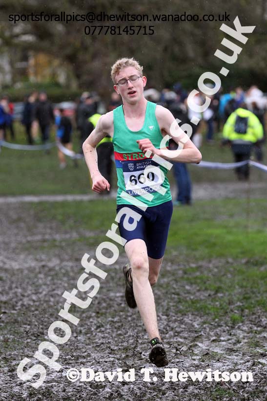 Mens under-17s, British Athletics Liverpool Cross Challenge, Sefton Park, Liverpool. Photo: David T. Hewitson/Sports for All Pics